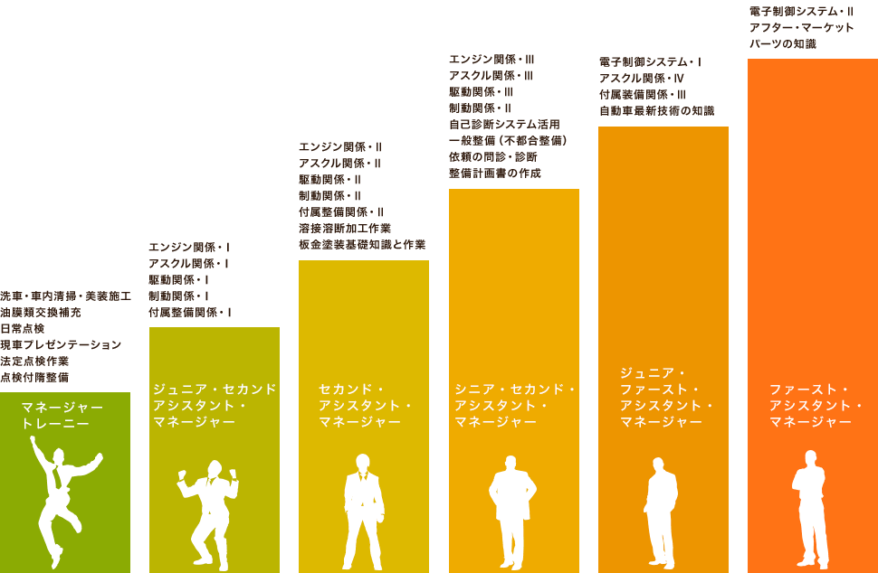 キャリアパスプラン グラフ